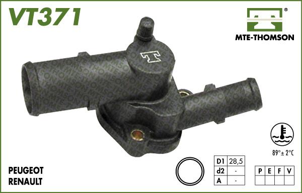 MTE-Thomson VT371.89 - Термостат, охладителна течност vvparts.bg