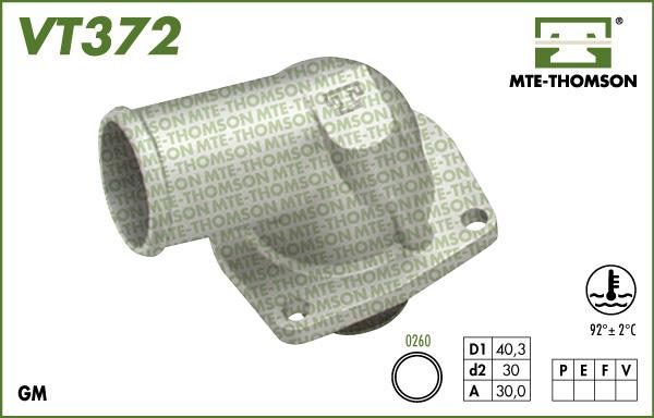 MTE-Thomson VT372.92 - Термостат, охладителна течност vvparts.bg