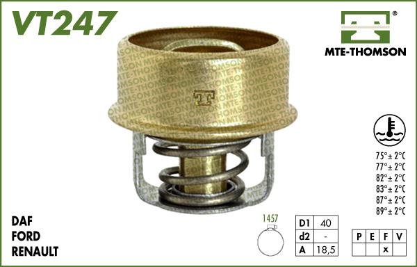 MTE-Thomson VT247.89 - Термостат, охладителна течност vvparts.bg