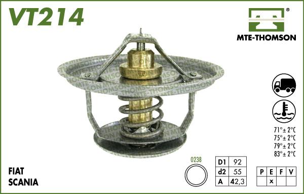 MTE-Thomson VT214.79 - Термостат, охладителна течност vvparts.bg