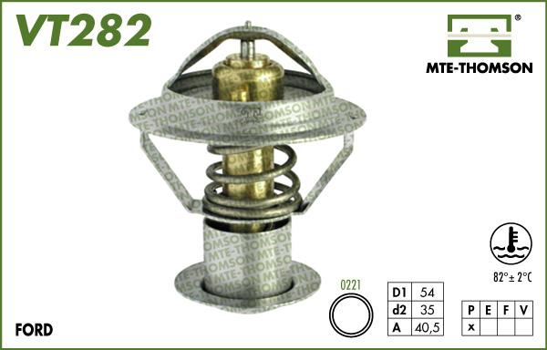 MTE-Thomson VT282.87 - Термостат, охладителна течност vvparts.bg