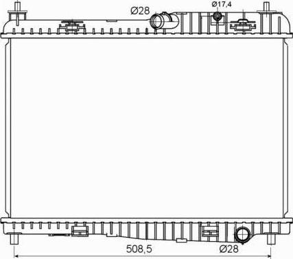 MTR 12160672 - Радиатор, охлаждане на двигателя vvparts.bg