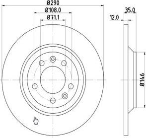 MTR 12108562 - Спирачен диск vvparts.bg