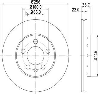 MTR 12108512 - Спирачен диск vvparts.bg