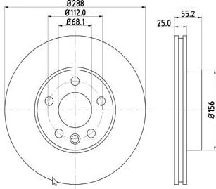 MTR 12108581 - Спирачен диск vvparts.bg