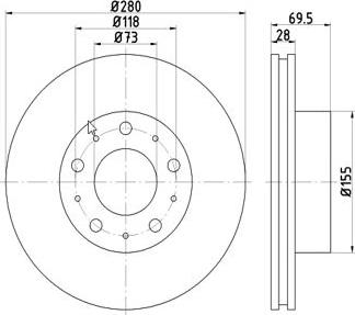 MTR 12108531 - Спирачен диск vvparts.bg