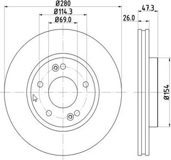 MTR 12108525 - Спирачен диск vvparts.bg