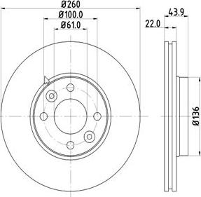 MTR 12108527 - Спирачен диск vvparts.bg