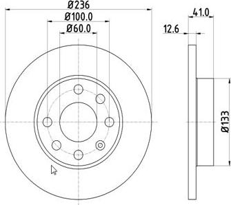 MTR 12108574 - Спирачен диск vvparts.bg