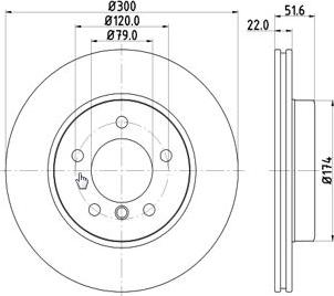 MTR 12108570 - Спирачен диск vvparts.bg