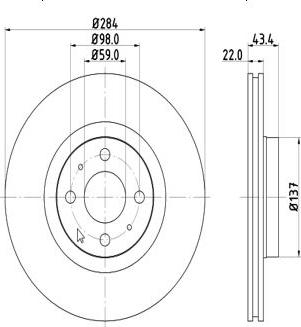 MTR 12108578 - Спирачен диск vvparts.bg