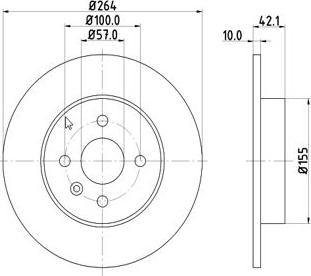 MTR 12108572 - Спирачен диск vvparts.bg
