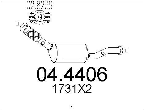 MTS 04.4406 - Катализатор vvparts.bg