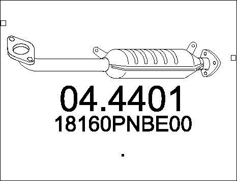 MTS 04.4401 - Катализатор vvparts.bg