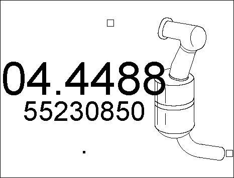 MTS 04.4488 - Катализатор vvparts.bg