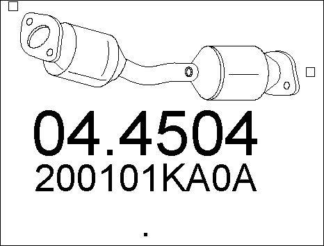 MTS 04.4504 - Катализатор vvparts.bg