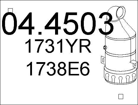 MTS 04.4503 - Катализатор vvparts.bg