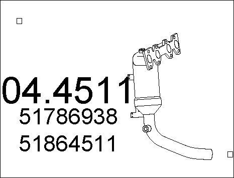 MTS 04.4511 - Катализатор vvparts.bg