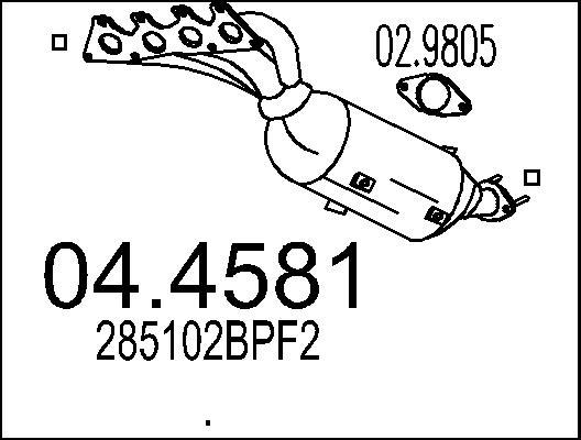 MTS 04.4581 - Катализатор vvparts.bg