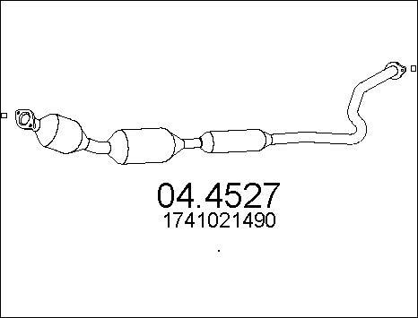 MTS 04.4527 - Катализатор vvparts.bg