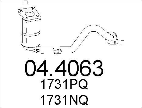 MTS 04.4063 - Катализатор vvparts.bg