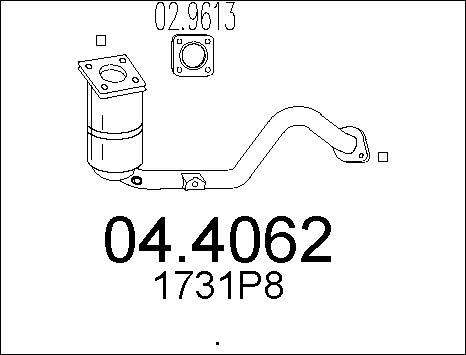 MTS 04.4062 - Катализатор vvparts.bg