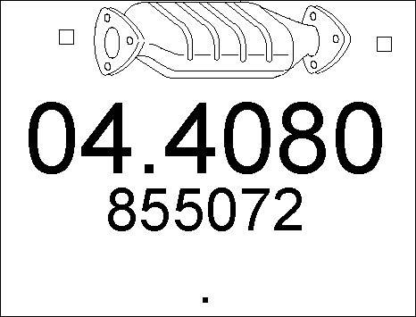 MTS 04.4080 - Катализатор vvparts.bg