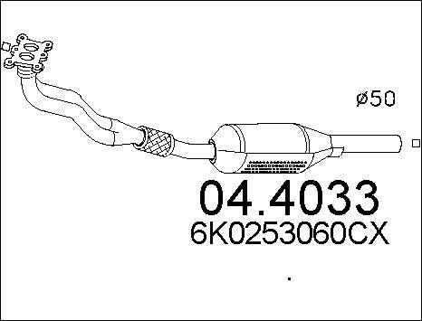 MTS 04.4033 - Катализатор vvparts.bg