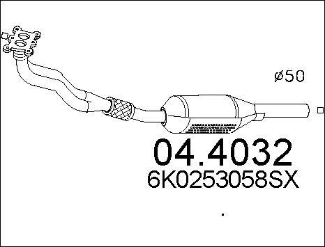 MTS 04.4032 - Катализатор vvparts.bg