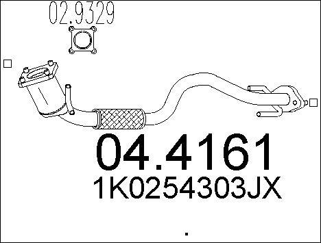 MTS 04.4161 - Катализатор vvparts.bg