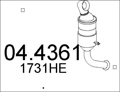 MTS 04.4361 - Катализатор vvparts.bg