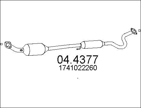 MTS 04.4377 - Катализатор vvparts.bg