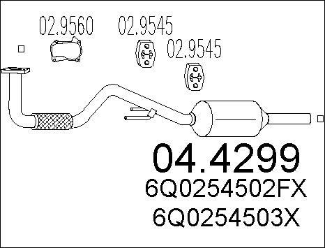 MTS 04.4299 - Катализатор vvparts.bg