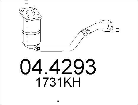 MTS 04.4293 - Катализатор vvparts.bg