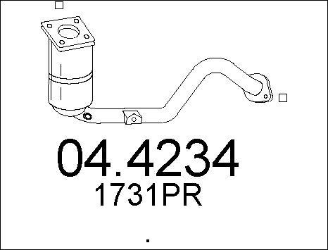 MTS 04.4234 - Катализатор vvparts.bg