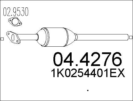 MTS 04.4276 - Катализатор vvparts.bg