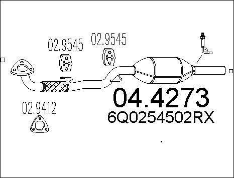 MTS 04.4273 - Катализатор vvparts.bg