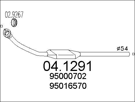 MTS 04.1291 - Катализатор vvparts.bg