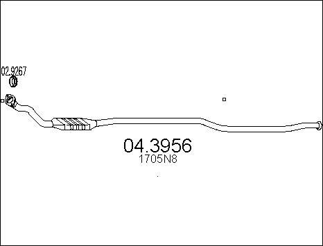 MTS 04.3956 - Катализатор vvparts.bg