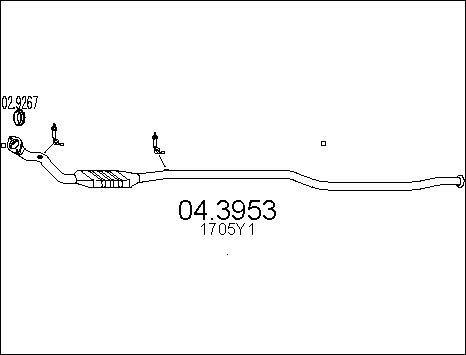 MTS 04.3953 - Катализатор vvparts.bg