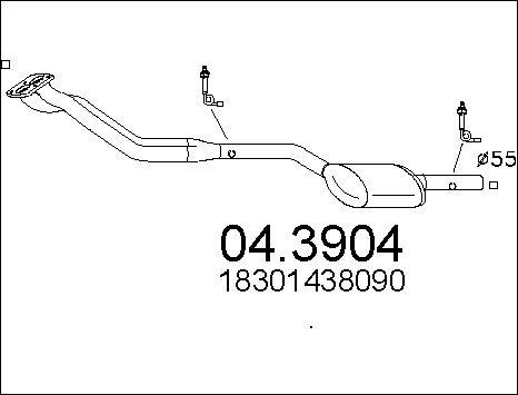 MTS 04.3904 - Катализатор vvparts.bg