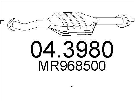 MTS 04.3980 - Катализатор vvparts.bg