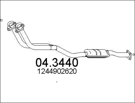 MTS 04.3440 - Катализатор vvparts.bg