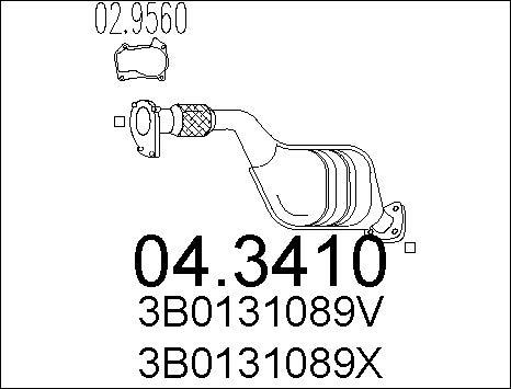 MTS 04.3410 - Катализатор vvparts.bg