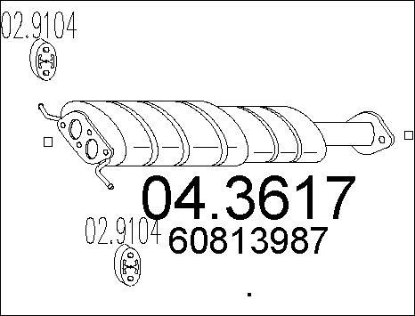 MTS 04.3617 - Катализатор vvparts.bg