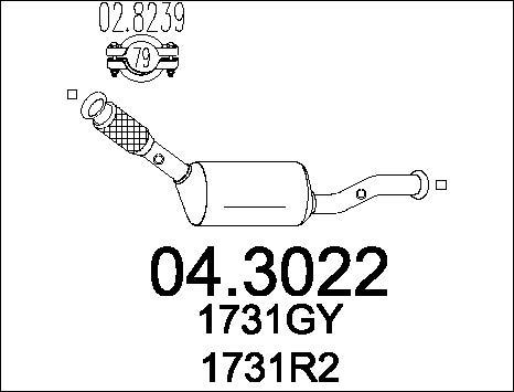 MTS 04.3022 - Катализатор vvparts.bg