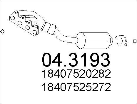 MTS 04.3193 - Катализатор vvparts.bg