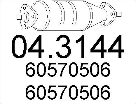 MTS 04.3144 - Катализатор vvparts.bg