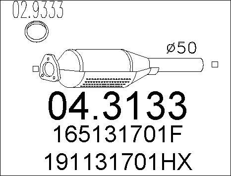 MTS 04.3133 - Катализатор vvparts.bg