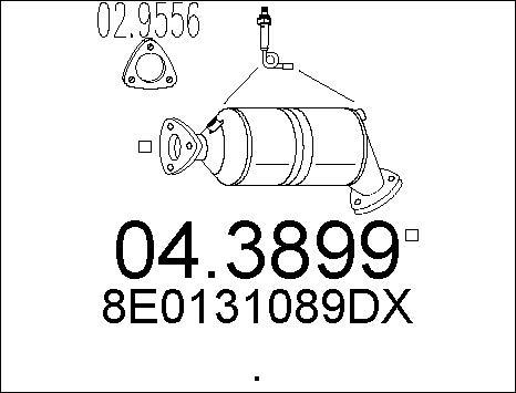 MTS 04.3899 - Катализатор vvparts.bg